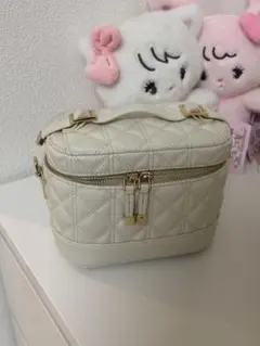 RANDA キルティング2WAYバニティバッグ アイボリー