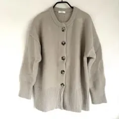 A.V.V 上品なカーディガン アイボリー S イトキン