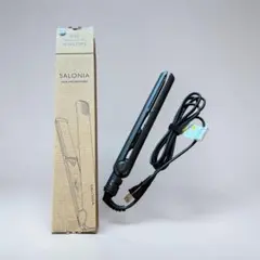 【新品未使用】SALONIA ストレートアイロン 24mm ブラック 即日発送