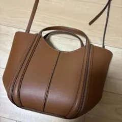 ZARAミニシティバッグ　ブラウンのサムネイル