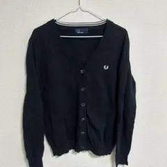 FRED PERRY ブラック カーディガン サイズ10