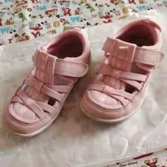 IEME ピンク サンダル 18.5cm