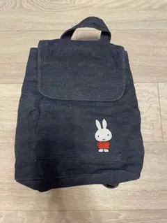 希少　新品未使用　ミッフィー　デニムリュック　刺繍　大人気