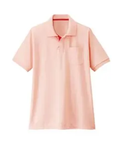 ナースリー 半袖ポロシャツ ピンク 吸汗速乾 サイズSS