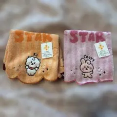 丸眞　BT21 BABY＿RJ & COOKY ウォッシュタオル