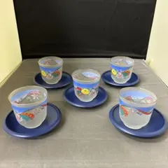 【桂由美】冷茶グラス5個セット