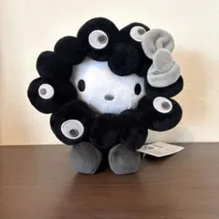 サンリオ 黒 ミャクミャク ハローキティ ぬいぐるみ ブラック　万博