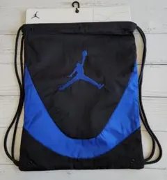＊新品＊NIKE ナイキ ジョーダン ナップサック ジムサック ブラック×ブルー