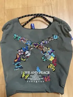 正規品Ball&Chain TOARGUNS 蝶刺繍エコバックM