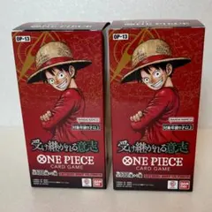 「テープ付」ワンピースカード 受け継がれる意思　2BOX