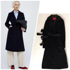 【美品】マックスマーラ MAX&Co. ラナウェイ ロングラン コート 38 2025年最新】マックスアンドコー max&co コート ラナウェイの