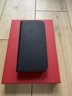 57…本革手帳型iPhone13proMax黒 Genuine Leather - メルカリ