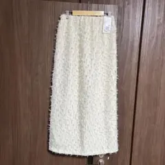 フリルロングスカート ホワイトのサムネイル