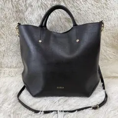 FURLA フルラ アリッサ レザー ショルダーバッグ ハンドバッグ 2WAY