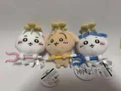 【新品】ちいかわ 討伐マスコット うさぎ ハチワレ ちいかわ 3種セット