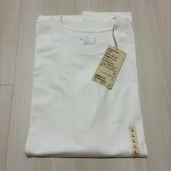 無印良品 天竺編み クルーネック半袖Tシャツ 白 Lのサムネイル