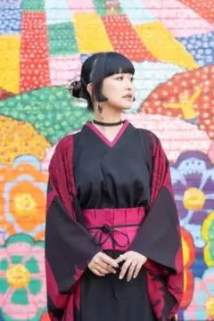 完売　カーディガン 花影　長羽織 レディース 着物 アンティーク モダン