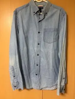 Gap デニムシャツ 長袖 S ライトブルー