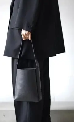 極美品 Aeta ハンドバッグ ミニトートバッグ　PG32 ブラックXS