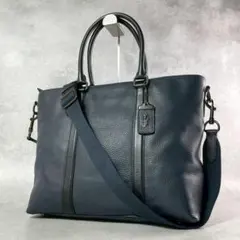 現行モデル　COACH コーチ　トートバッグ　メトロポリタン　シボ革　2way