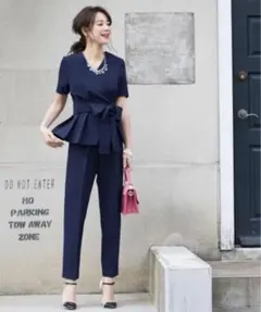 RUIRUE BOUTIQUE カシュクールパンツセットアップ