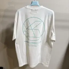 美品】FR2GOLF ゴルフ ビッグロゴTシャツ 刺繍ロゴ ティファニーブルー