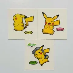 デコキャラシール ピカチュウセット