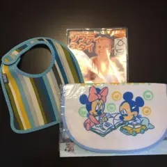 スタイ　セット　BUILT ディズニー　マイクロファイバー　　3枚　防水