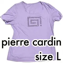 【pierre cardin】Tシャツ スパンコール パープル 紫 Lサイズのサムネイル