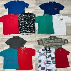 古着 現物まとめ売り 特価ポロシャツ 12pcs 古着卸