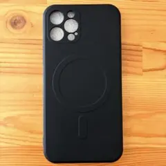 iPhone 12 Pro ケース　MagSafe対応　ブラック　シンプル