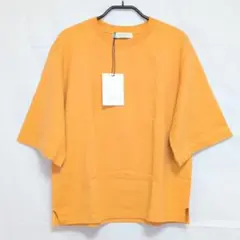 PUBLIC TOKYO 半袖Tシャツ オレンジ　シンプル　カットソー