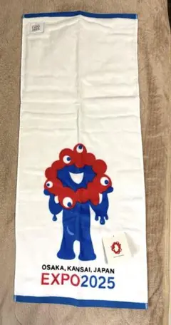 【新品タグ付き】2025 大阪・関西万博 フェイスタオル　ミャクミャク　EXPO