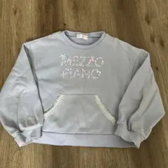 mezzo pianoメゾピアノ薄紫色 トレーナー 100cm