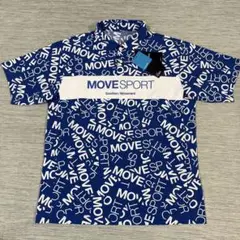 新品　DESCENTE MOVE SPORT グラフィックポロシャツ