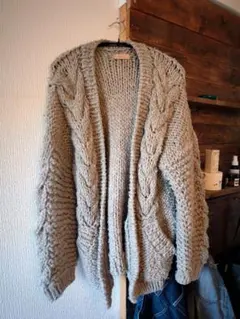 ✨️トゥデイフル TODAYFUL ケーブルハンドニットカーディガン 36