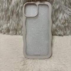 holdit iPhone15ケース うねうね 透明 クリアケース ホワイト