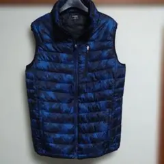 IGNIO ネイビー系 中綿ベスト 人気ブランドゴルフに普段着に。