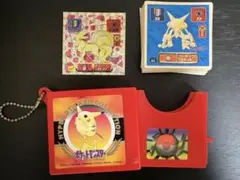 アマダ ポケモンシール列伝 41枚セット ケース付 キラあり 当時物 まとめ売り