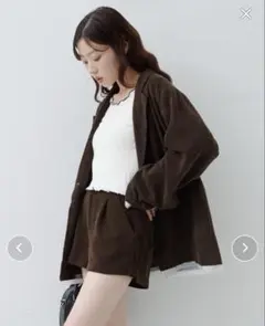 Kastane コーデュロイ ショートパンツ