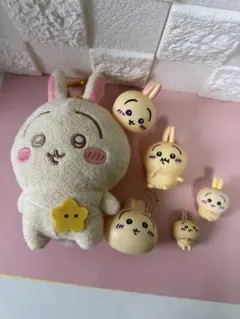 ちいかわ　うさぎ　がまぐちポーチ＆マスコットセット