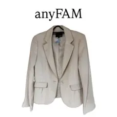 【anyFAM】 ツイードジャケット