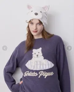 Gelato Pique ベビモコプレイフルDOG吸水キャップ