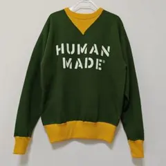 美品 HUMAN MADE スウェット トレーナー グリーンのサムネイル