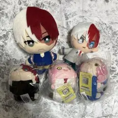 ヒロアカ ぬいぐるみ もちマス 轟焦凍 ボールチェーンマスコット 制服