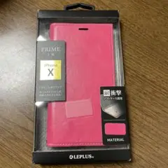 アイホンi phone X 手帳型ケース　新品未使用　ピンク