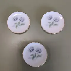 Noritake 花柄 陶器豆皿 3枚セット