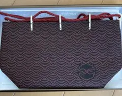 印傳屋　INDEN-YA 上原勇七　巾着　青海波