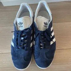 adidas Gazelle ネイビー/ホワイト スニーカー