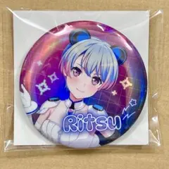 GiGO限定】 バンドリ 無限大みゅーたいぷ ホログラム缶バッジ 峰月律